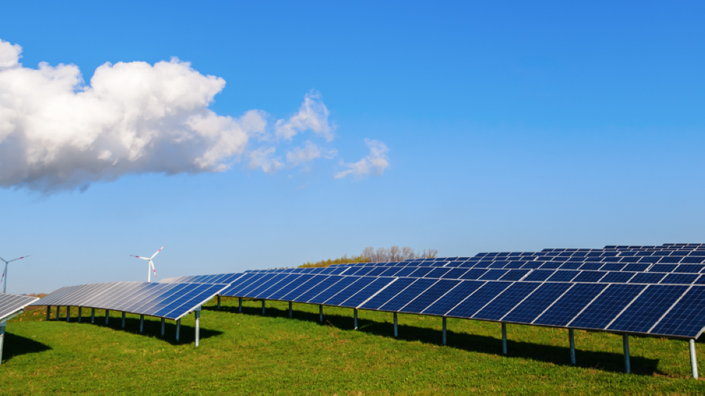 A segment of an 8.5MW solar power plant in Rwamagana District. Courtesy