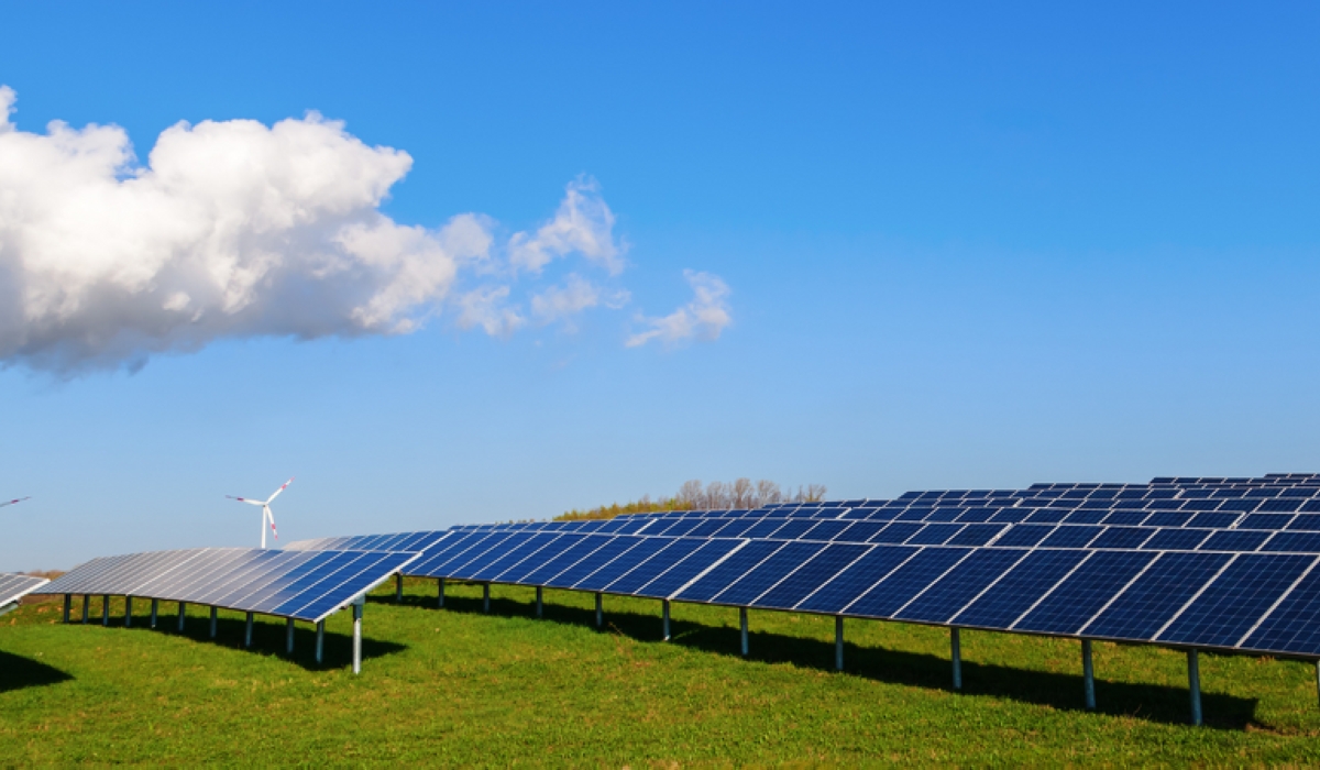 A segment of an 8.5MW solar power plant in Rwamagana District. Courtesy