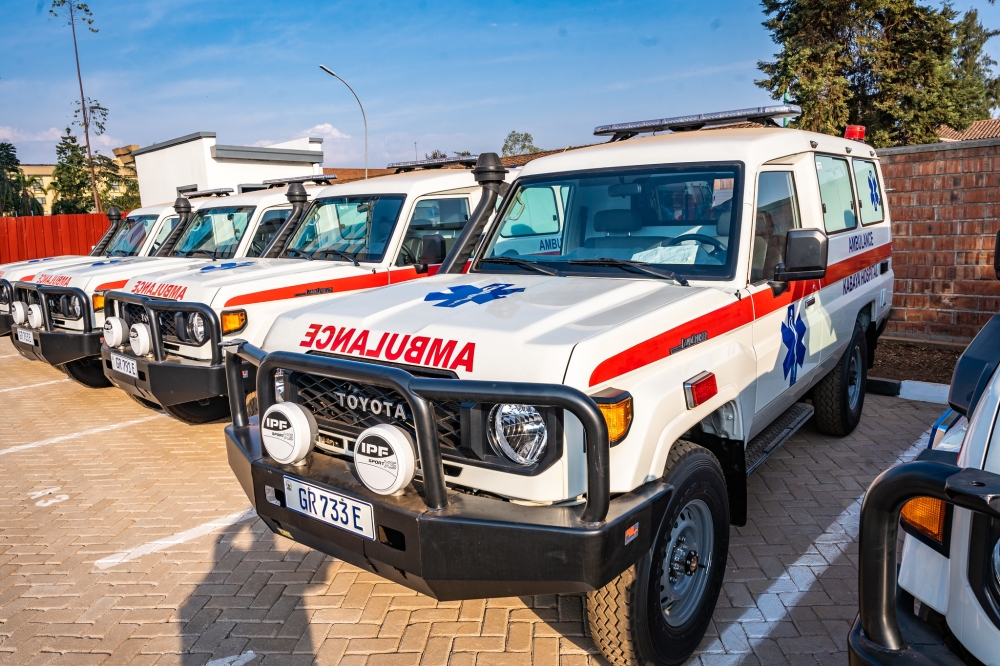 The 114 new ambulances mark the largest single acquisition in the country’s history. They were handed over to hospitals on Friday, August 9. Photos by Craish BAHIZI