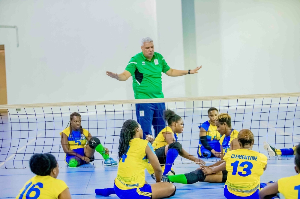 The Rwandan delegation includes the Women’s National Sitting Volleyball Team and Emmanuel Niyibizi, a track and field athlete who will compete in the 1500-meter category. Courtesy