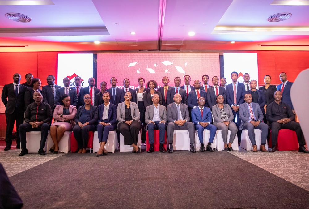 Equity Bank Rwanda commissioned the airlift of 17 scholars who have secured admissions and scholarships at prestigious universities worldwide on August 9. Photos by Dan Gatsinzi