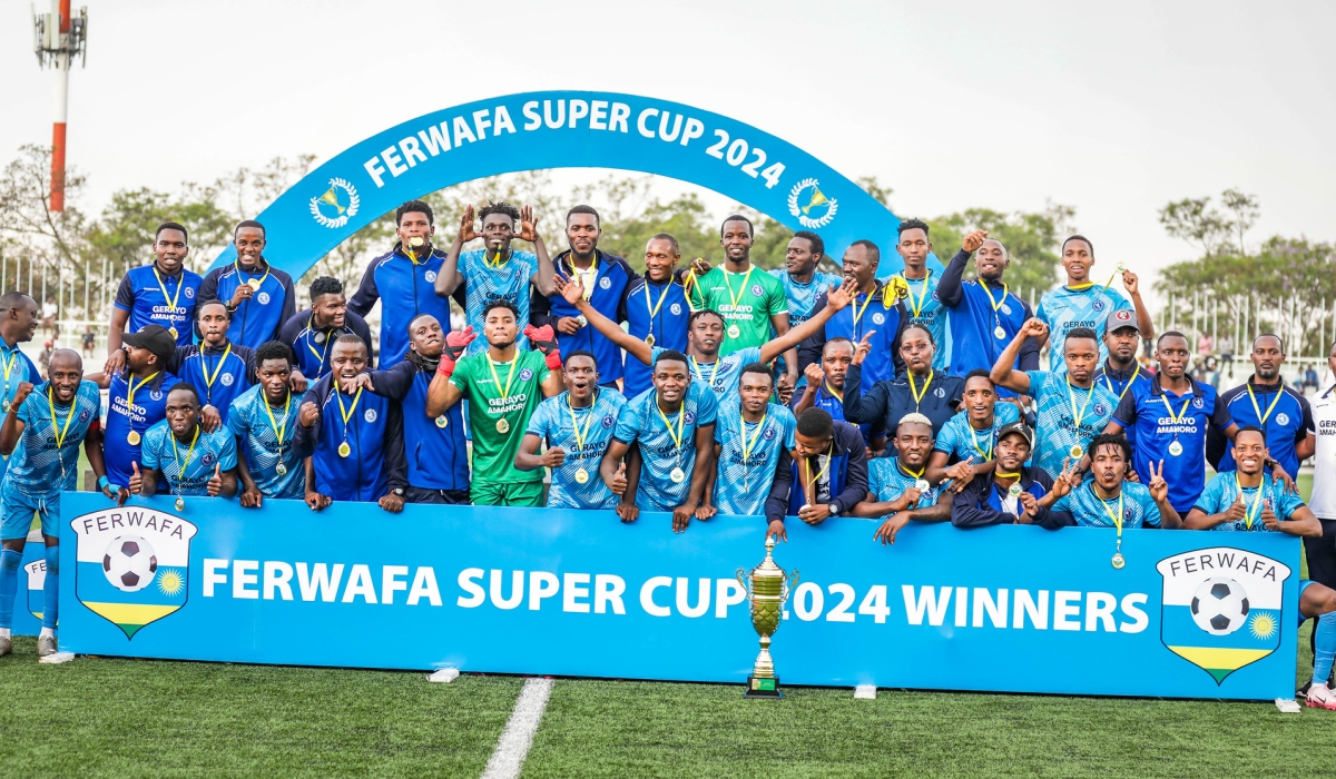 Police FC won their first-ever Super Cup title after triumphing over APR FC in a tense penalty shootout that ended 6-5 in Police’s favour at Kigali Stadium on Saturday, August 10. All photos by Craish Bahizi