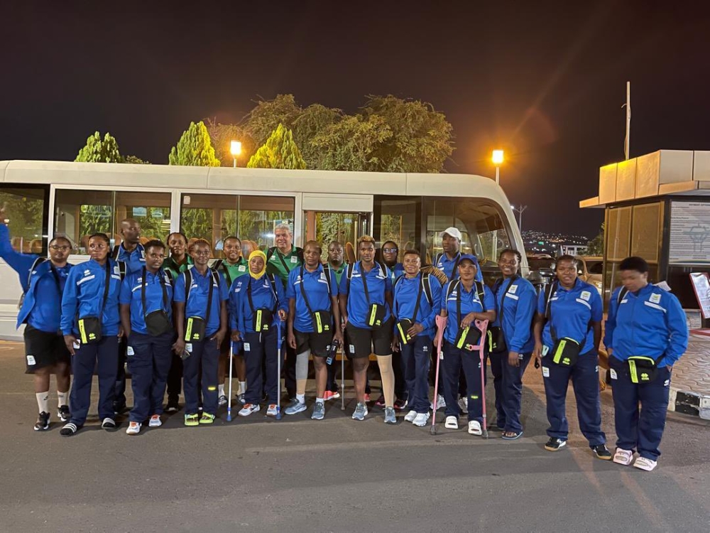 Rwandan delegation that participated at the Paris 2024 Olympic Games, on its arrival at Kigali International Airport on Monday, August 12. Courtesy