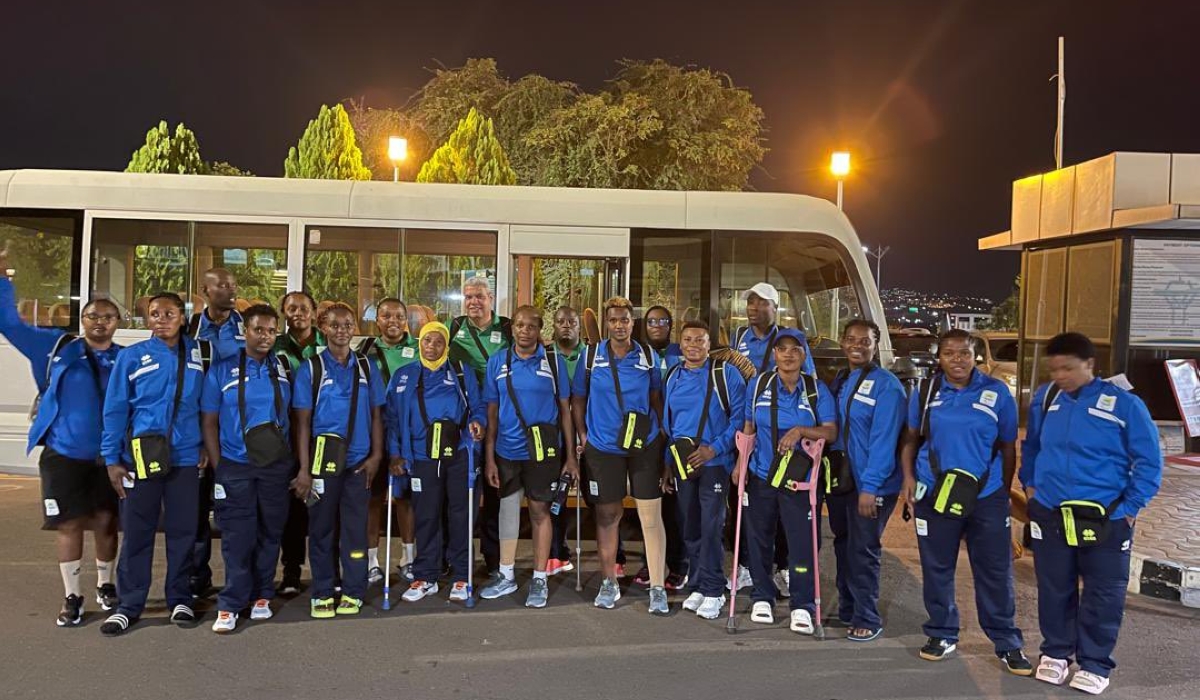 Rwandan delegation that participated at the Paris 2024 Olympic Games, on its arrival at Kigali International Airport on Monday, August 12. Courtesy