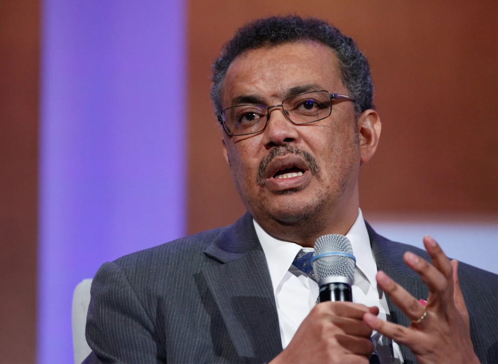 WHO Director-General Dr Tedros Adhanom Ghebreyesus.