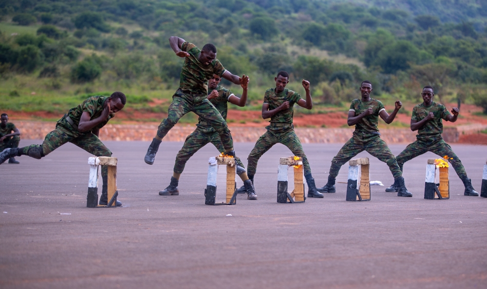 RDF Special Operation Force soldiers during military drills at Nasho,  December 21, 2023. RDF announces recruitment of reservists. Courtesy.