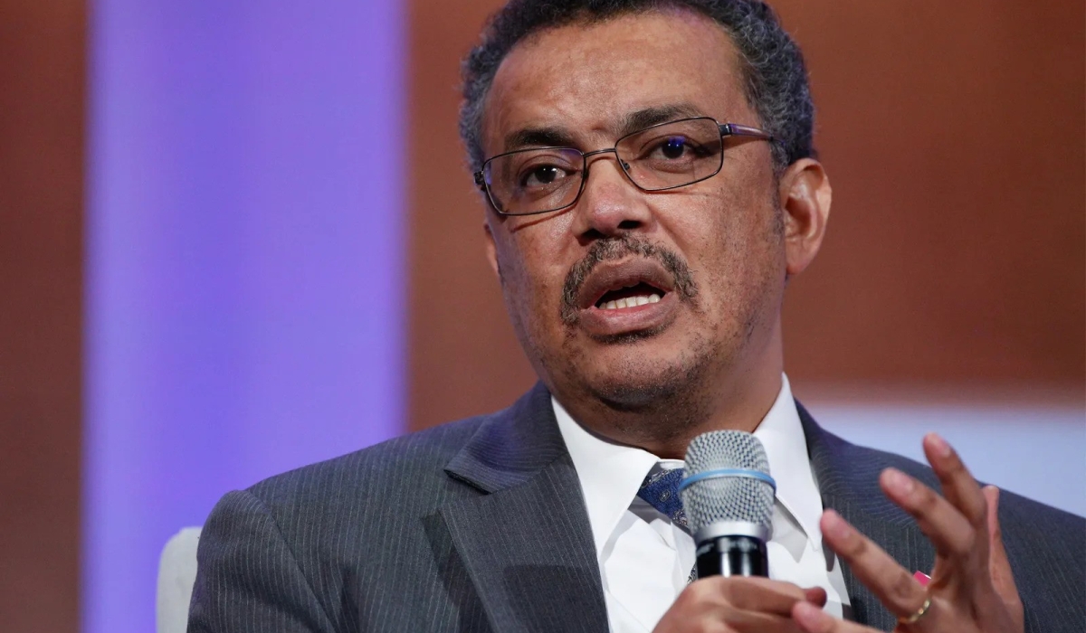 WHO Director-General Dr Tedros Adhanom Ghebreyesus.