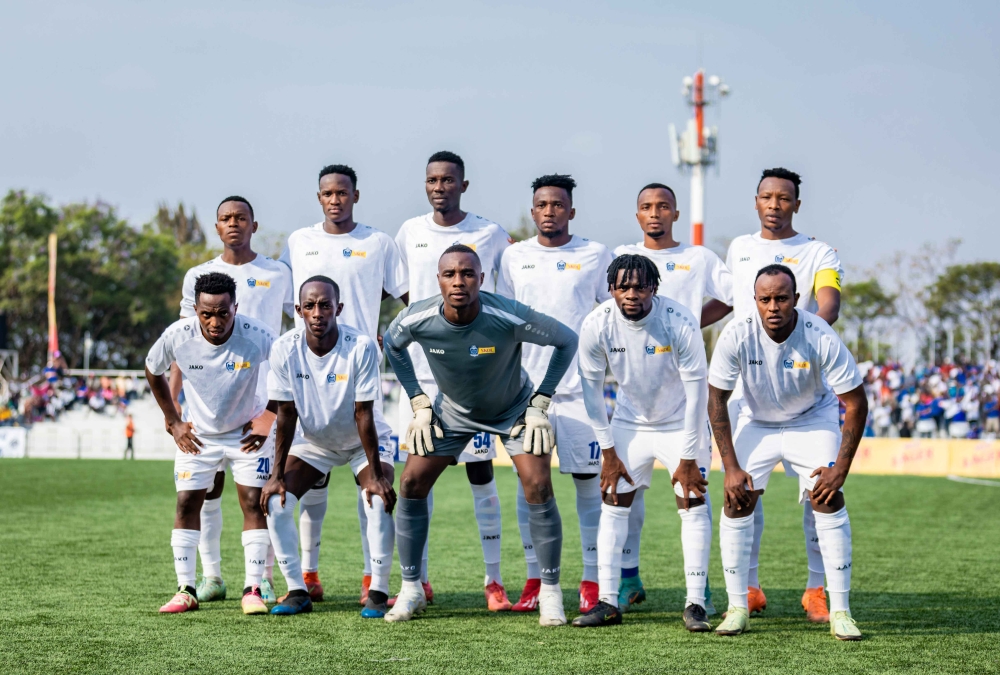 Rayon Sports team poses during the match on July, 20. Photo by Craish Bahizi