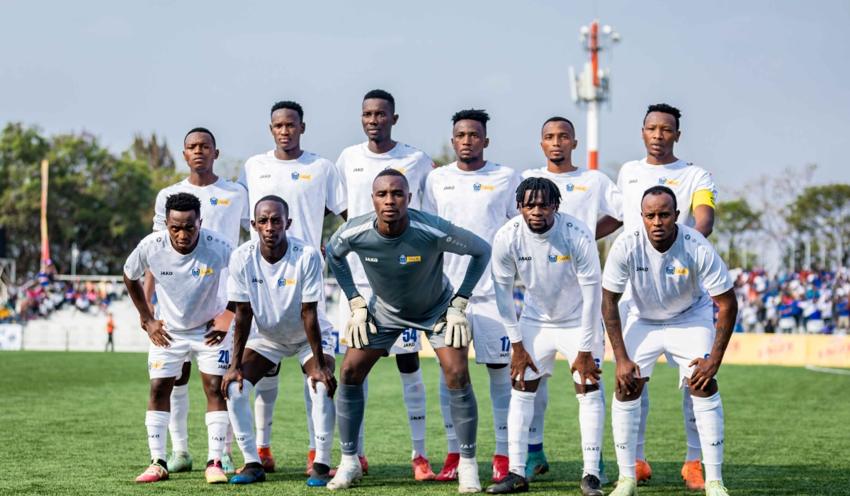 Rayon Sports team poses during the match on July, 20. Photo by Craish Bahizi