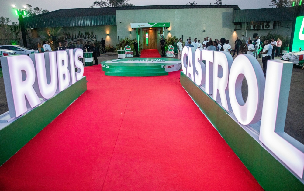 RUBiS Energy announced a partnership with Castrol on August 14 in Kigali to promote its advanced lubricants for vehicles and industries worldwide. Photos by Dan Gatsinzi