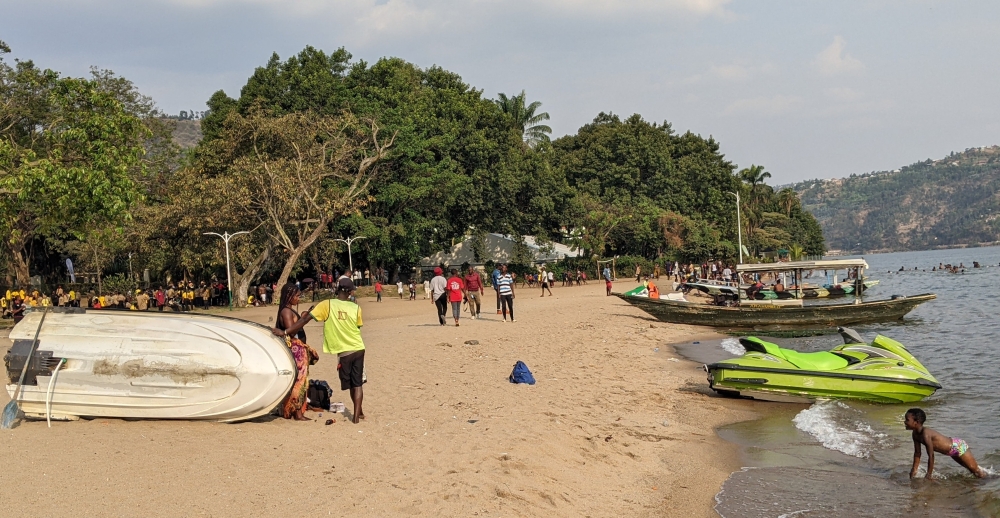 A view of Rubavu public beach whose boating industry is booming/Photos by Germain Nsanzimana