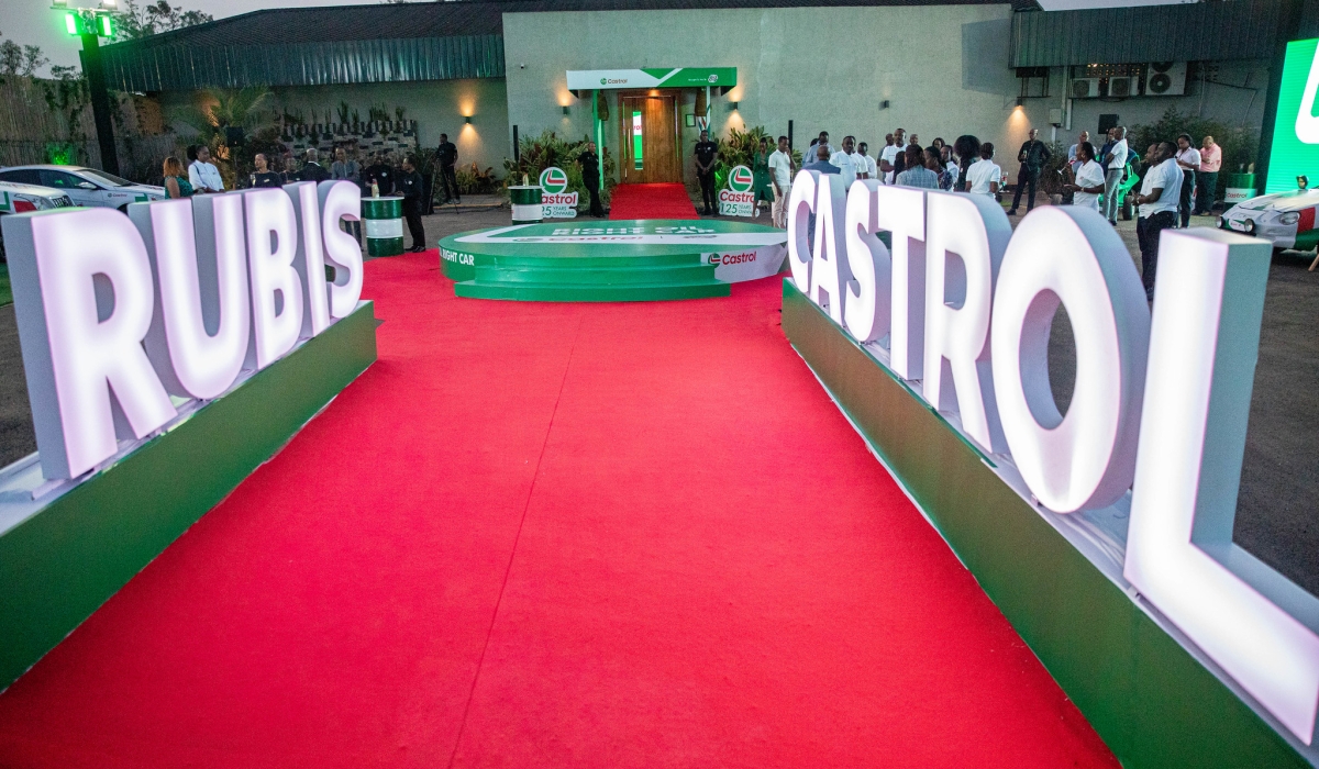 RUBiS Energy announced a partnership with Castrol on August 14 in Kigali to promote its advanced lubricants for vehicles and industries worldwide. Photos by Dan Gatsinzi