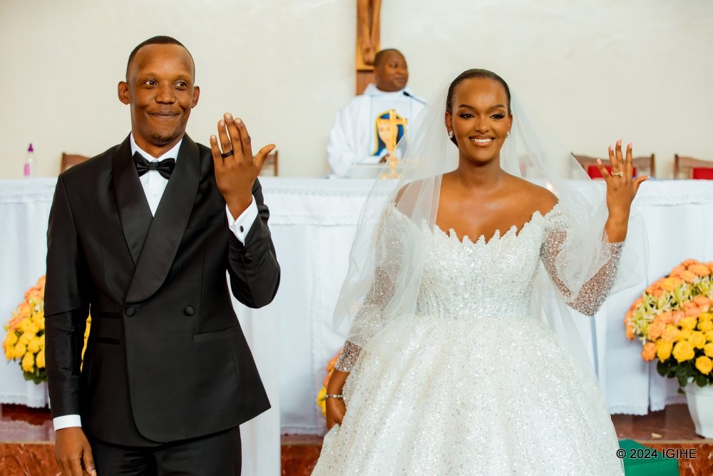 Miss Rwanda 2012 Aurore Kayibanda’s wedding after her divorce from renowned photographer Egide Mbabazi. IGIHE