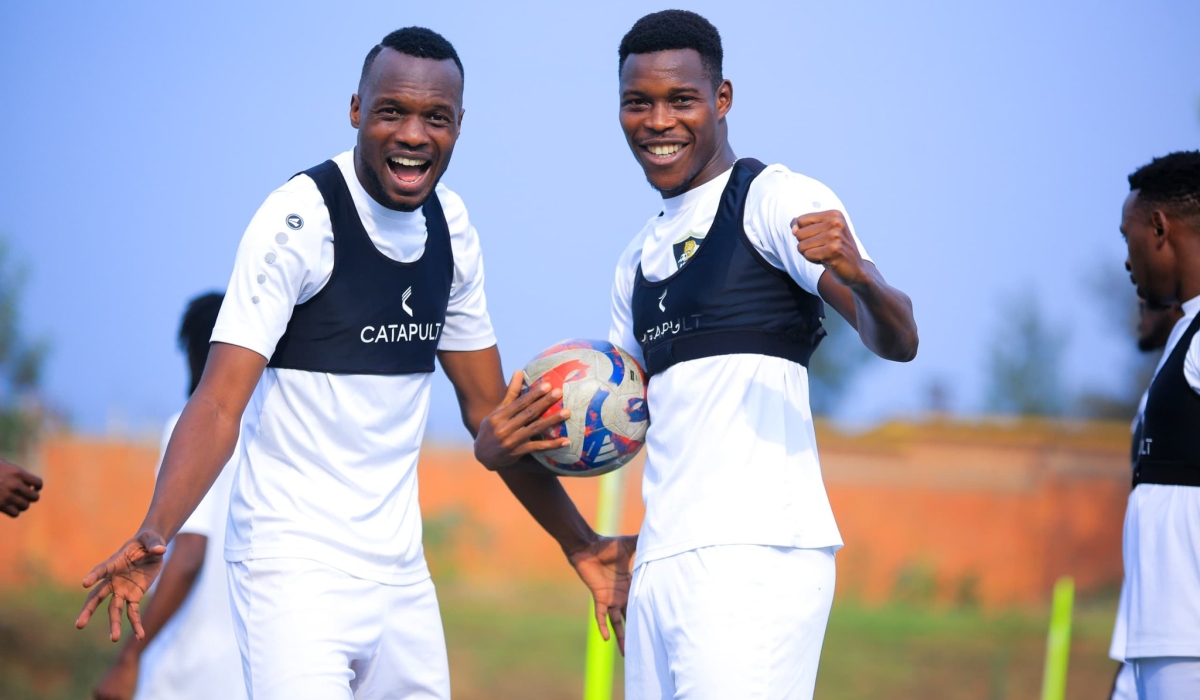 APR FC players during a training session ahead of their match against Tanzania&#039;s AZAM FC on Sunday, August 18.