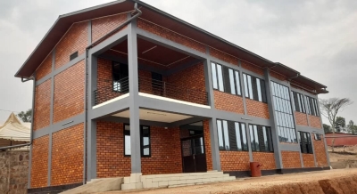 One of the newly completed housing units at the ongoing construction project of phase one of a halfway social reintegration centre commonly known as “Halfway home”. Courtesy