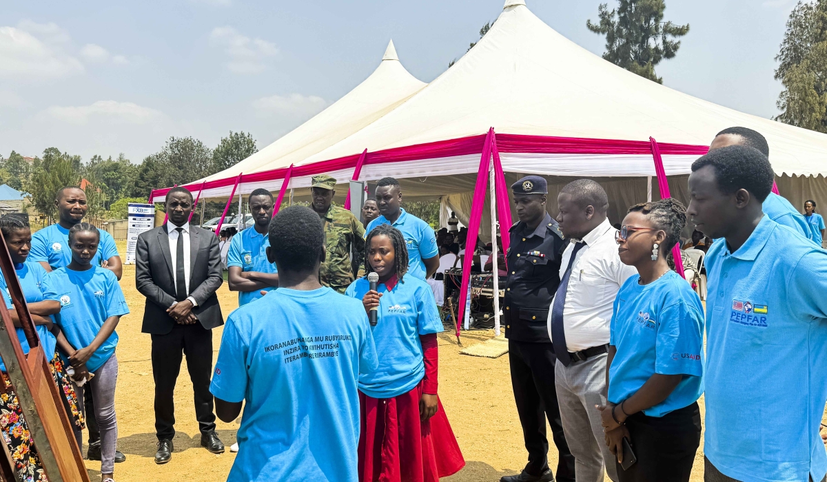 François Xavier Bagnoud (FXB Rwanda) joined the youth of Nyanza District in celebrating International Youth Day (IYD) On August 17.