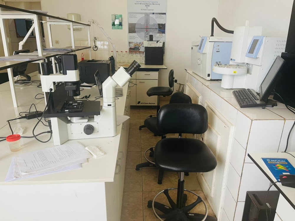 Inside Lake Kivu Monitoring Laboratory