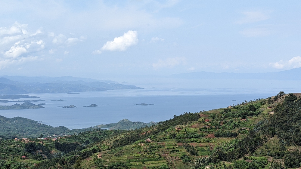 A view of Lake Kivu in Rutsiro District/ Photo by Germain Nsanzimana 