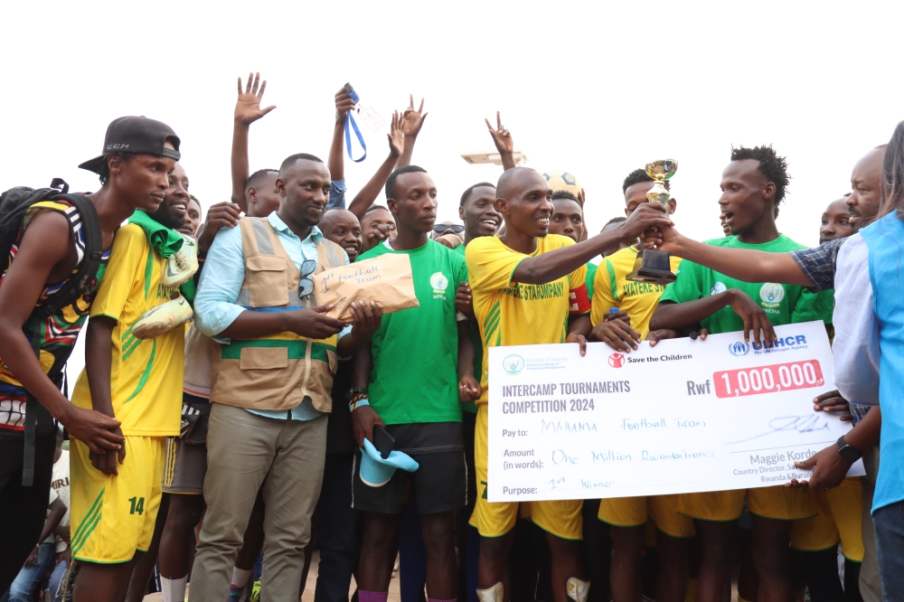 In football, Mahama II emerged as champions, edging Kigeme 1-0 and walking away with a Rwf 1 million prize and a trophy.