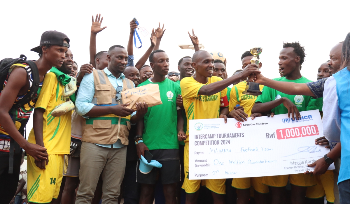 In football, Mahama II emerged as champions, edging Kigeme 1-0 and walking away with a Rwf 1 million prize and a trophy.