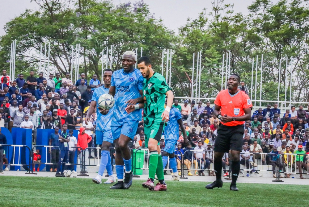 Police FC striker Elijah Ani with the ball, says his side could have defeated CS Constantine. Courtesy