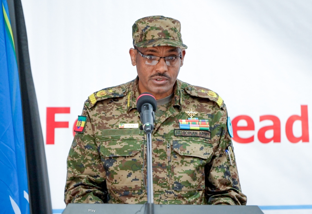 The EASF Force Commander, Brig Gen Getachew Ali MOHAMED