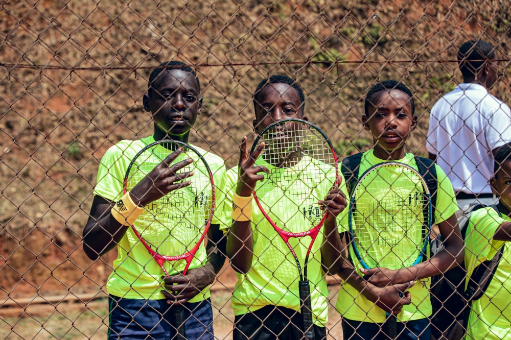 Some young tennis players selected to participate in the newly launched juniors competition dubbed &#039;Future Champions’ tournament at Cercle Sportif de Kigali on Monday, August 26-courtesy