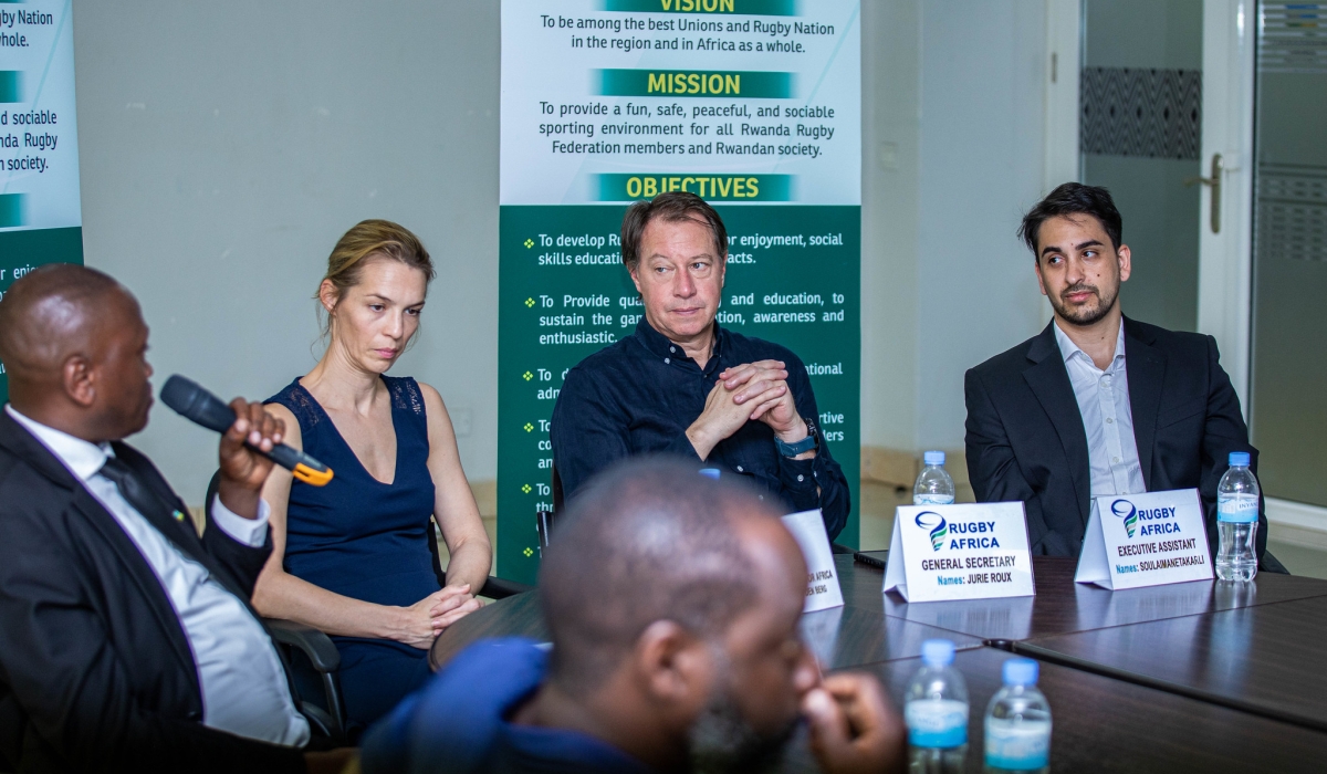 Delegates from 15 member countries of African Rugby Union are convening in Kigali for the Rugby Growth Conference Africa 2024. Photos by Dan Gatsinzi