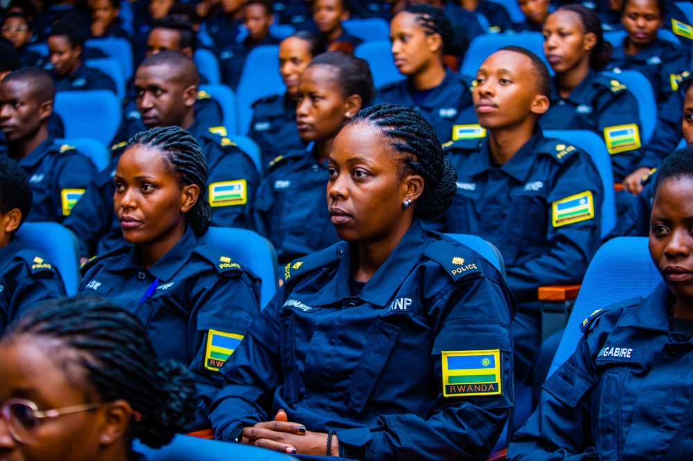 Officers at 13th edition of &#039;Women Police Convention&#039; opened at the General Headquarters in Kacyiru  on Friday, August 30. Courtesy