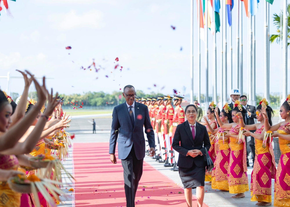 President Paul Kagame arrives in Bali, Indonesia for  the 2nd Indonesia-Africa Forum, on Sunday, September 1. Photos by Village Urugwiro