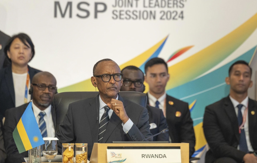 Kagame attends the second Indonesia-Africa Forum in Bali, Indonesia on Monday, September 2. Photo by Village Urugwiro