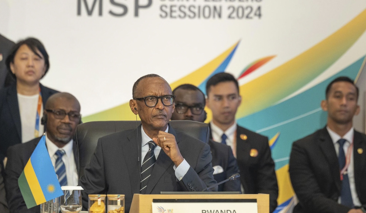 Kagame attends the second Indonesia-Africa Forum in Bali, Indonesia on Monday, September 2. Photo by Village Urugwiro