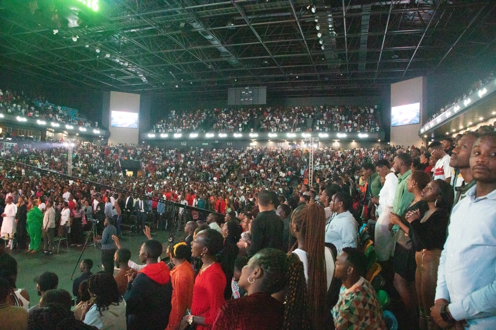 Thousands of gospel music lovers turn up for a gospel concert at BK Arena.