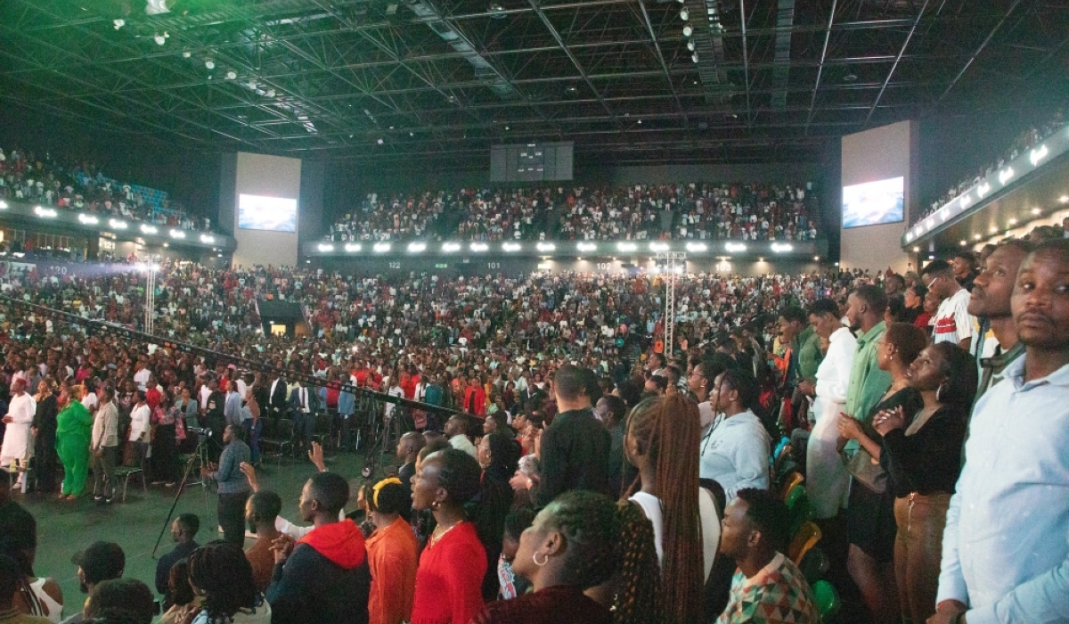 Thousands of gospel music lovers turn up for a gospel concert at BK Arena.