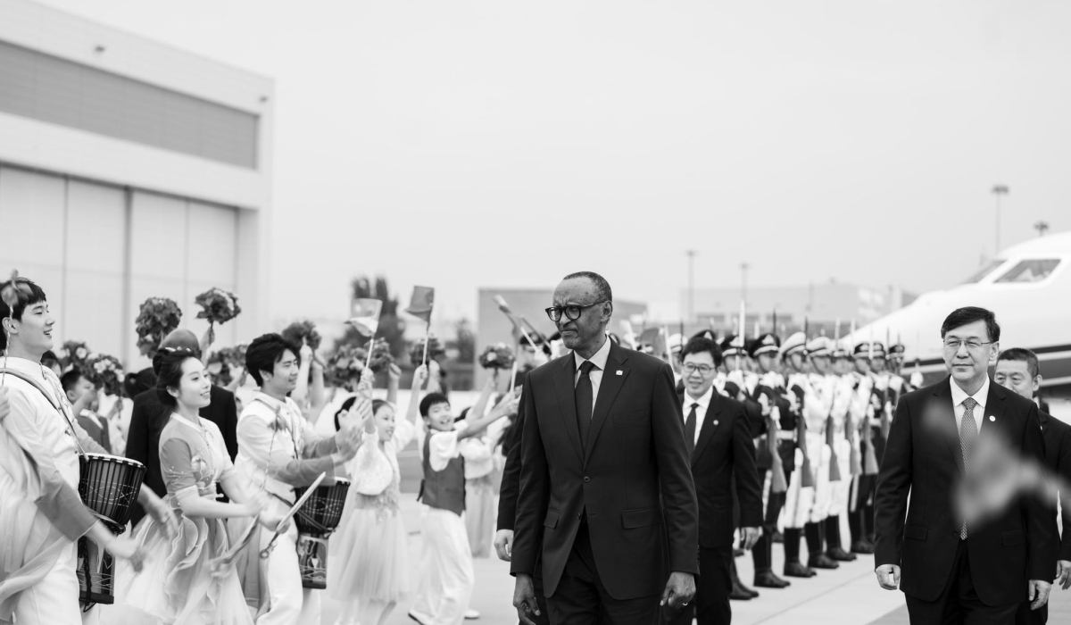 President Paul Kagame arrives in Beijing, China, on Tuesday, September 3, where he joins other African and Chinese leaders for the 2024 Forum on China-Africa Cooperation (FOCAC) Summit. PHOTOS: VILLAGE URUGWIRO