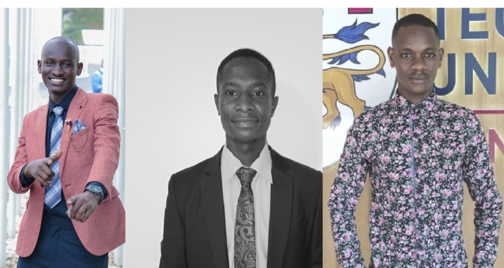 Rwandan postgraduate students Bienvenu Kaboba Ndayambaje, Simeon Rukundo and Evariste Vuguziga, have been awarded the Academic Excellence Award.  Courtesy