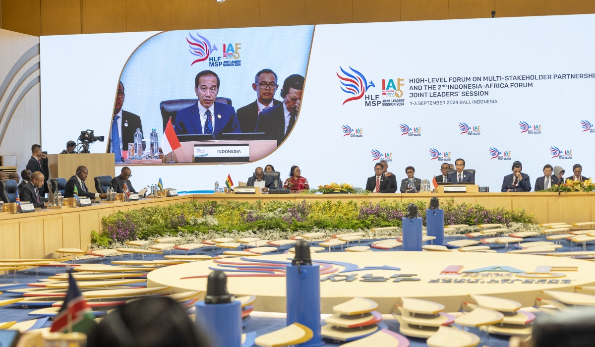 Delegates during the second Indonesia-Africa Forum in Bali, Indonesia on Monday, September 2. Photo by Village Urugwiro