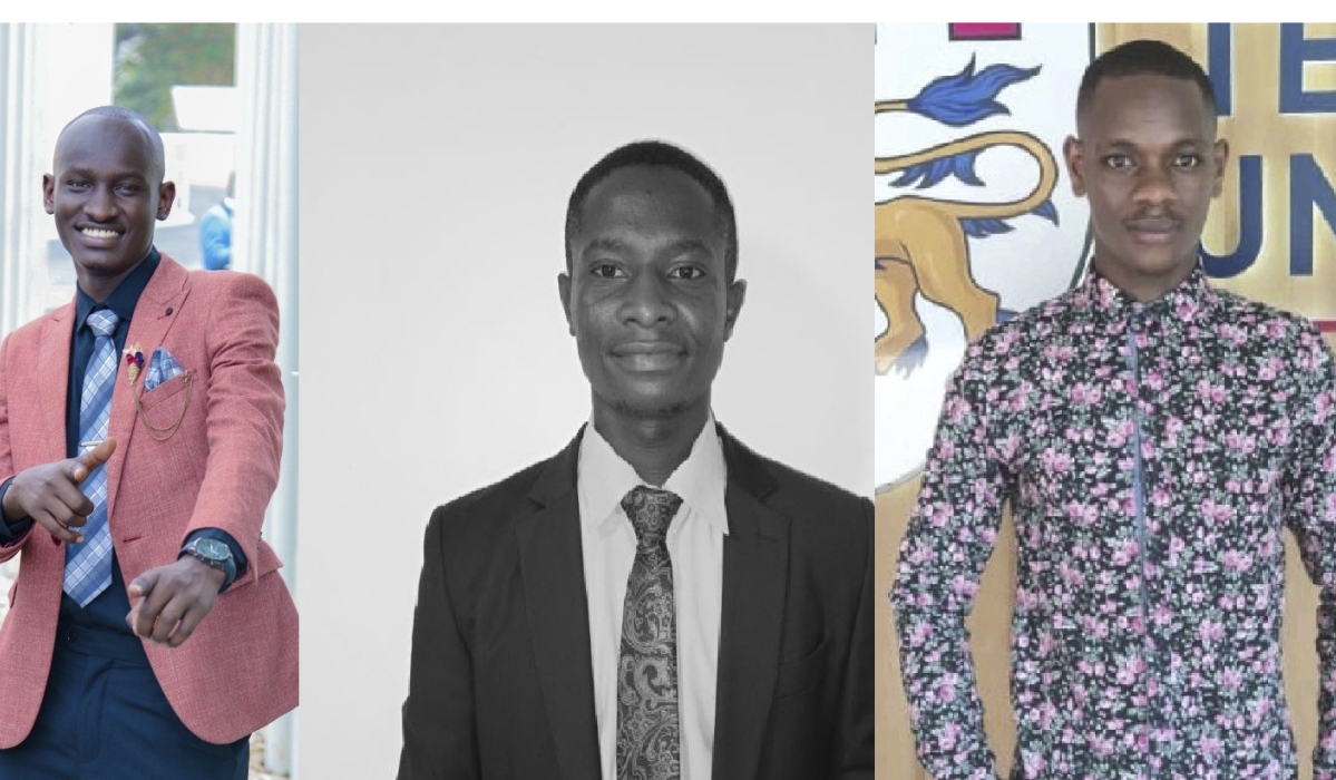 Rwandan postgraduate students Bienvenu Kaboba Ndayambaje, Simeon Rukundo and Evariste Vuguziga, have been awarded the Academic Excellence Award.  Courtesy