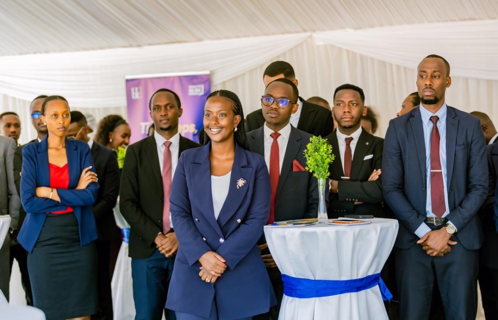 Participants of the third cohort of the Entry-Level Training Programme of BK Academy at Bank of Kigali Masoro Branch at Kigali Special Economic Zone  on Wednesday, September 4. Courtesy.