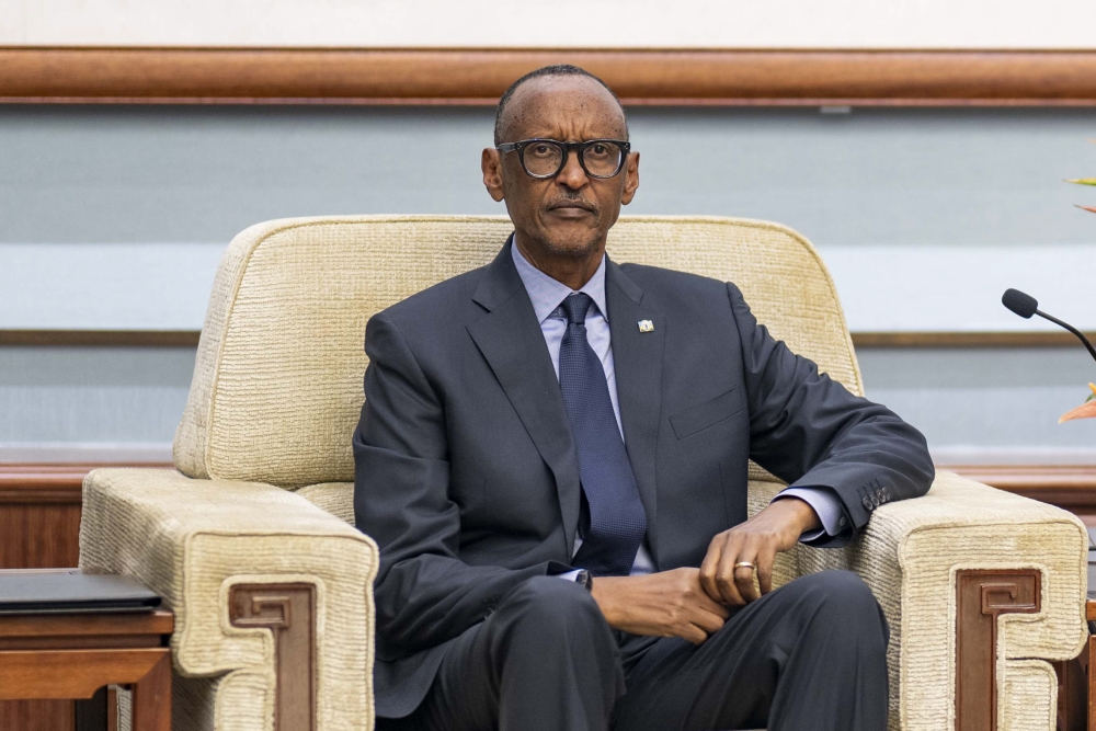 President Paul Kagame had an interview with Xihnua ahead of his attendance of the ongoing Forum on China-Africa Cooperation (FOCAC) summit in Beijing. Photo by Village Urugwiro.