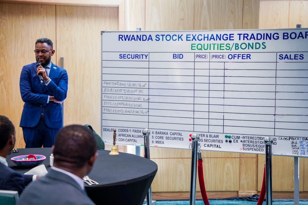 Rwanda Stock Exchange (RSE)  received approval from the Capital Market Authority (CMA) to introduce new listing rules for ETFs and REITs. Photo by Craish Bahizi