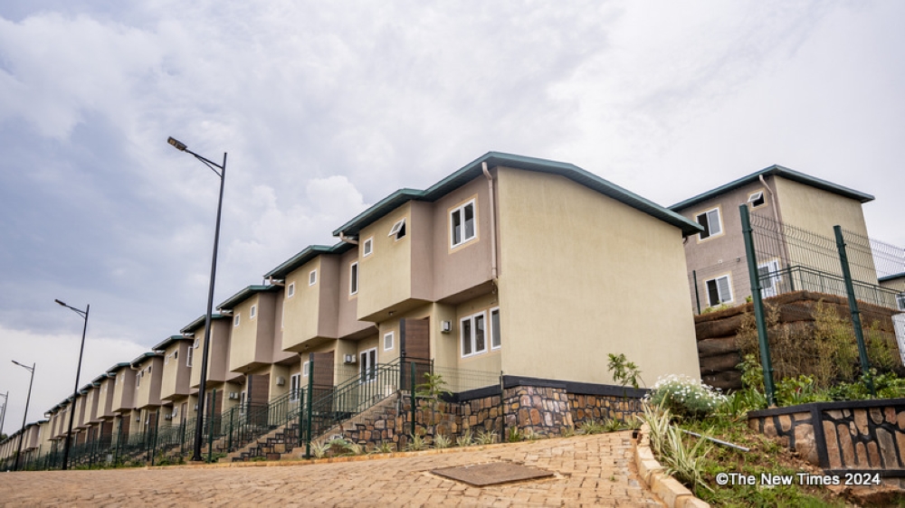 Tens of housing units at Bwiza Riverside Homes in Karama, Nyarugenge District. Emmanuel Dushimimana