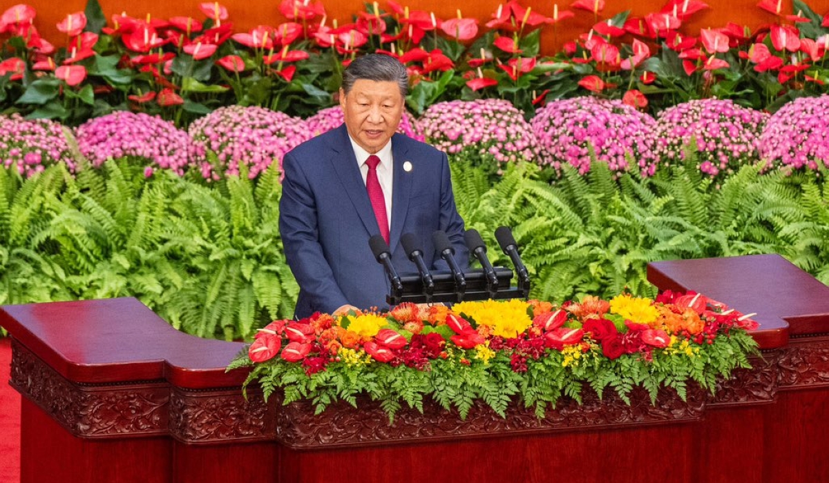 Chinese President Xi Jinping delivers his remarks during the opening ceremony of the 2024 Forum on China-Africa Cooperation (FOCAC) Summit. Courtesy