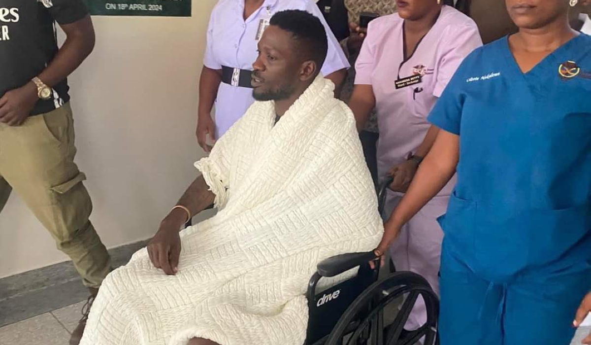 Bobi Wine, was discharged from Nsambya Hospital on Wednesday, September 4. Courtesy