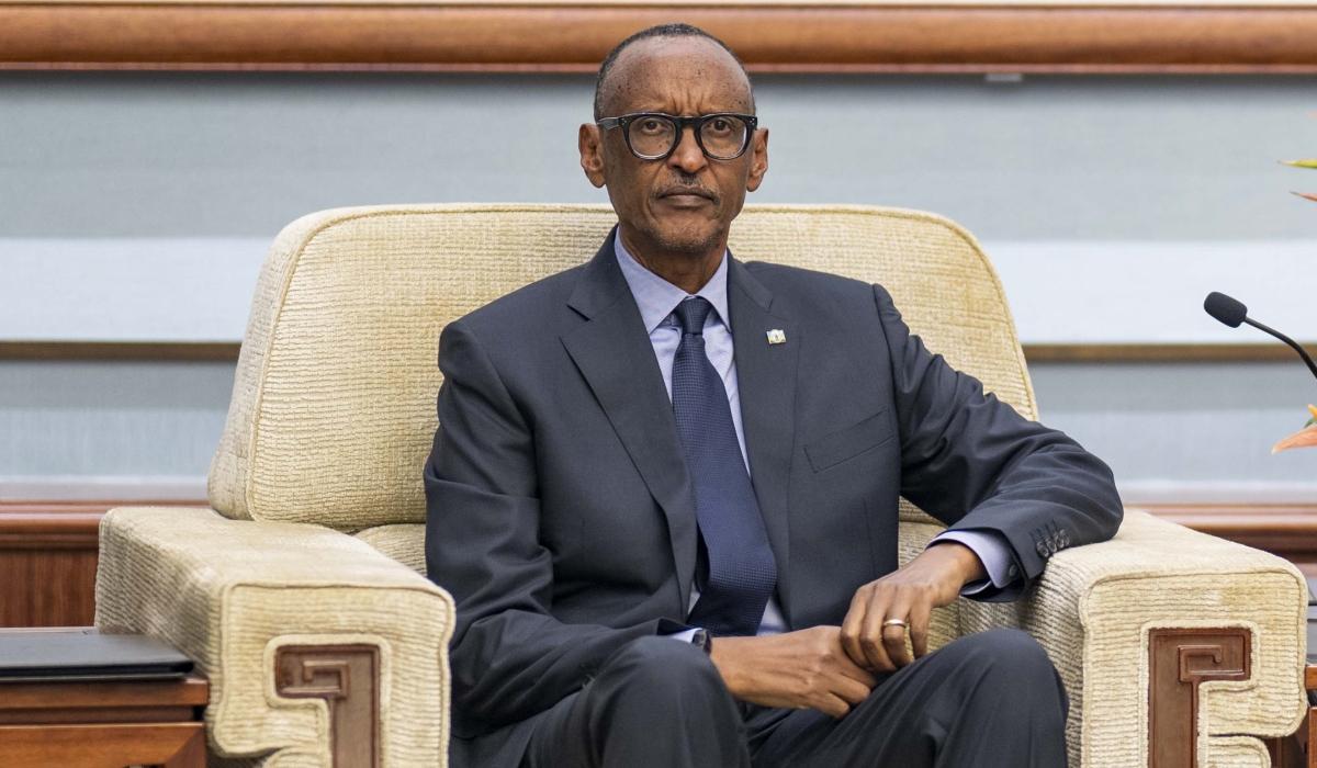 President Paul Kagame had an interview with Xihnua ahead of his attendance of the ongoing Forum on China-Africa Cooperation (FOCAC) summit in Beijing. Photo by Village Urugwiro.