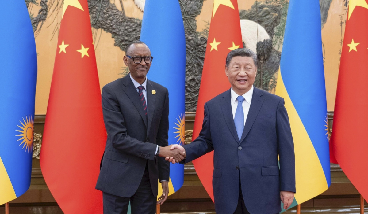 President Paul Kagame meets with his Chinese counterpart President Xi Jinping during a bilateral meeting on the sidelines of Forum on China-Africa Cooperation (FOCAC) summit in Beijing on Thursday, September 5.