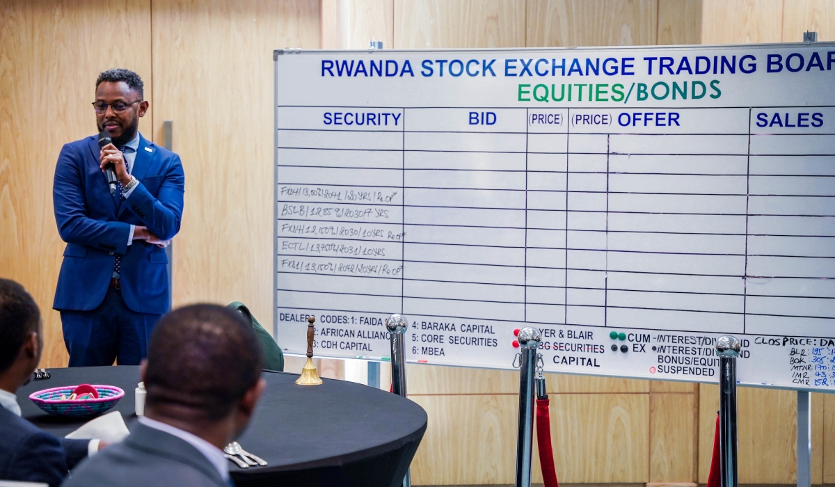 Rwanda Stock Exchange (RSE)  received approval from the Capital Market Authority (CMA) to introduce new listing rules for ETFs and REITs. Photo by Craish Bahizi