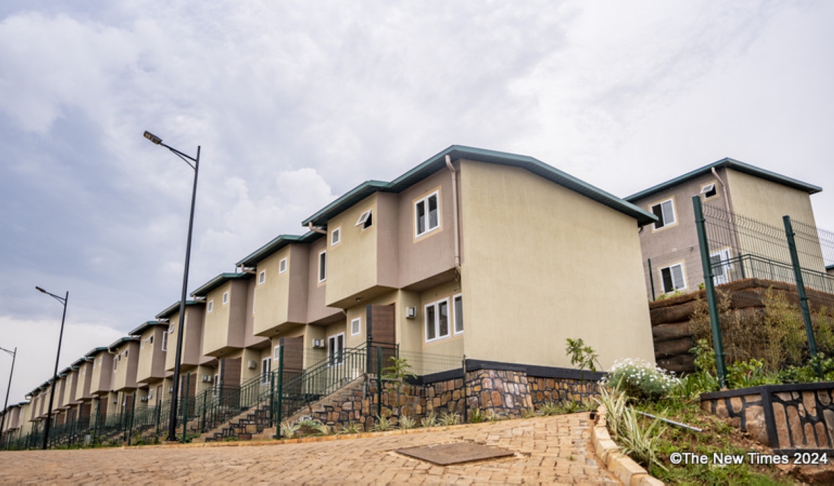 Tens of housing units at Bwiza Riverside Homes in Karama, Nyarugenge District. Emmanuel Dushimimana