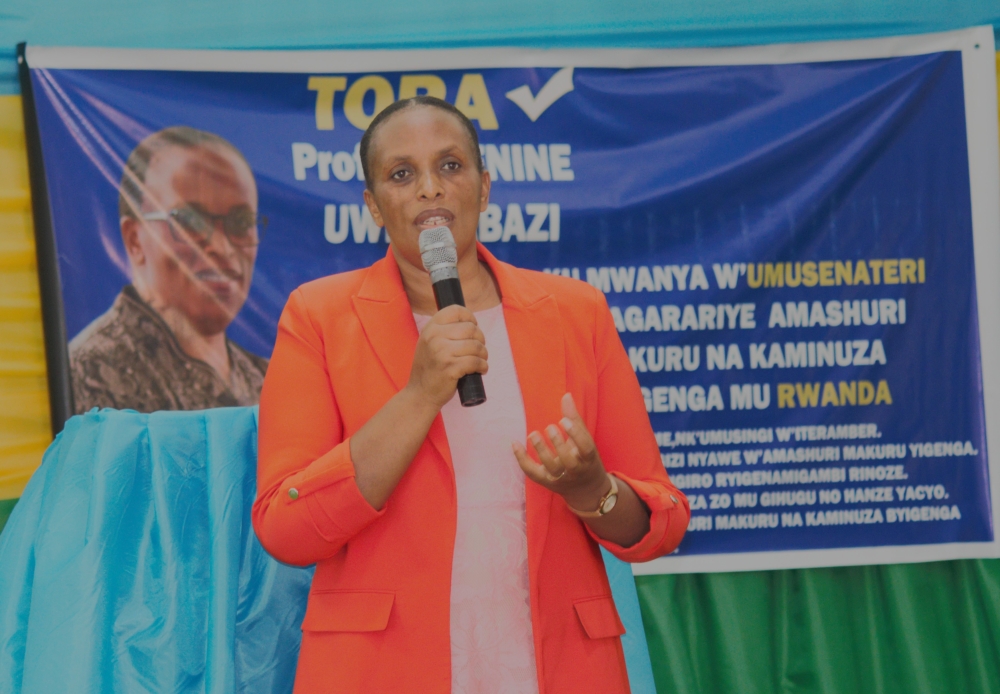 Prof. Penina Uwimbabazi, the only candidate contesting to represent private institutions of higher learning. Courtesy