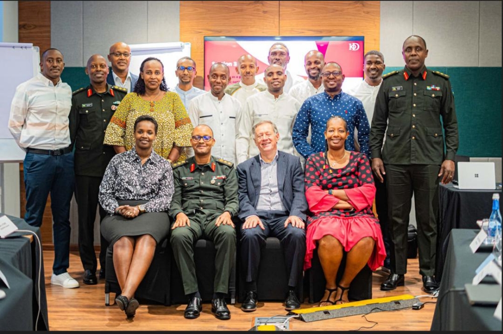 Delegates pose for a photo as the African voice of Directors Ltd (AvD) in partnership with the UK-based Institute of Directors (IoD), has launched the well-known Chartered Director Programme in Rwanda. All photos: Courtesy